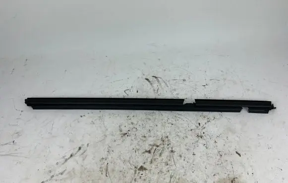 Front door glass trim molding