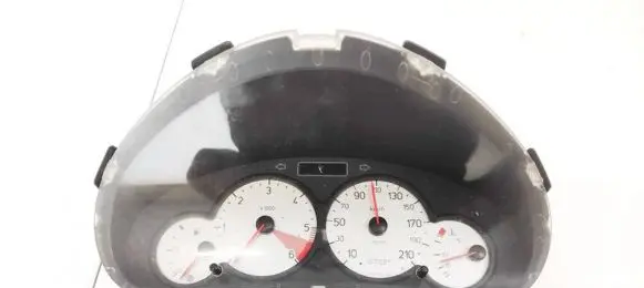 Peugeot 206 Speedometer (instrument cluster) 9656696280 000500809