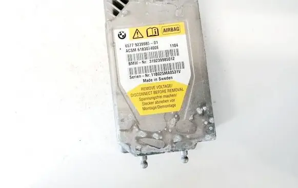 BMW 5 F10 F11 Airbag control unit/module 6577923998501 618307400E