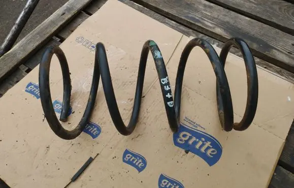 Front coil spring