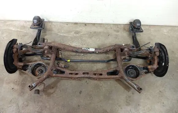 Rear axle beam