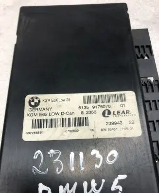 BMW 5 E60 E61 Comfort/convenience module 6135917607801