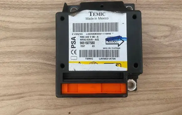 Citroen C3 Pluriel Airbag control unit/module 9651507580