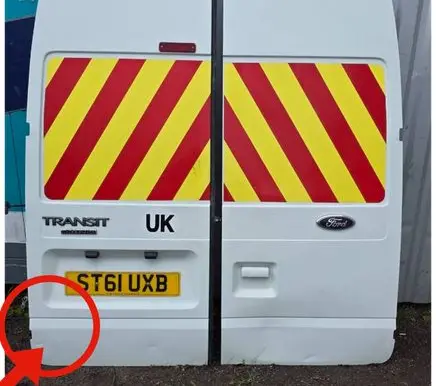 Ford Transit Loading door lower hinge 