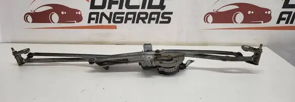 Front wiper linkage and motor