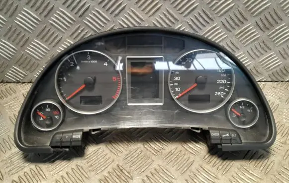 Audi A4 S4 B7 8E 8H Speedometer (instrument cluster) 8E0920932K 7454000248 0263626216