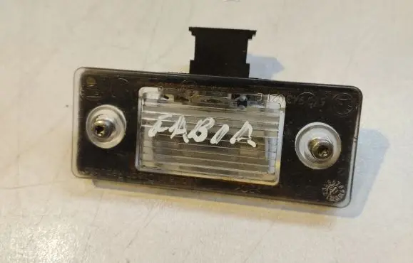 Skoda Fabia Mk2 (5J) Number plate light 6Y0943021E