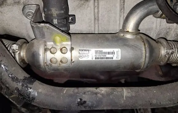 Peugeot 607 EGR valve cooler 9640527680 8697627