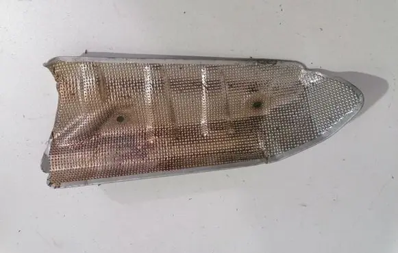 Heat shield in engine bay