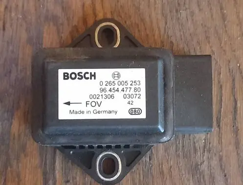Peugeot 5008 ESP acceleration yaw rate sensor 9645447780 0021306