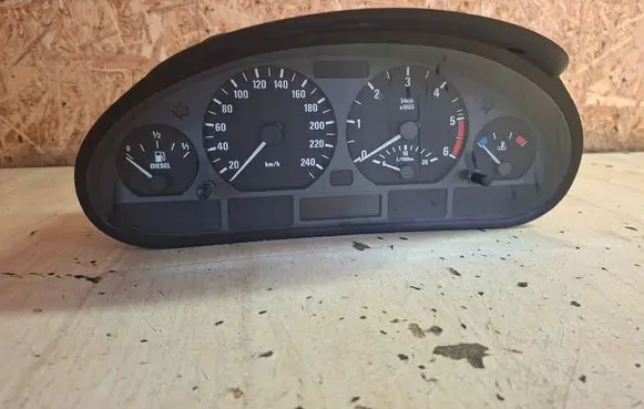 BMW 3 E46 Speedometer (instrument cluster) 698564501 0263639298 00396522000016