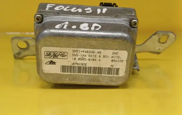 Ford Focus ESP acceleration yaw rate sensor 3M5T-14B296-AB 3M51-3C187-AF