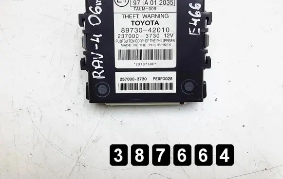 Toyota RAV 4 (XA30) Alarm control unit/module 8973042010 2370003730