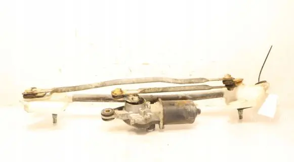 Front wiper linkage and motor