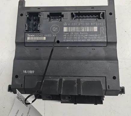 Mercedes-Benz S W221 Seat control module A2218705087