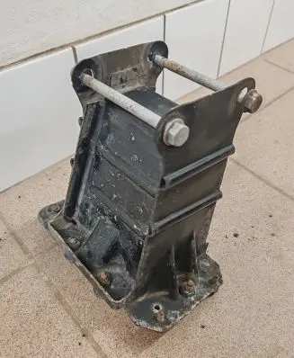 Front bumper shock/impact absorber