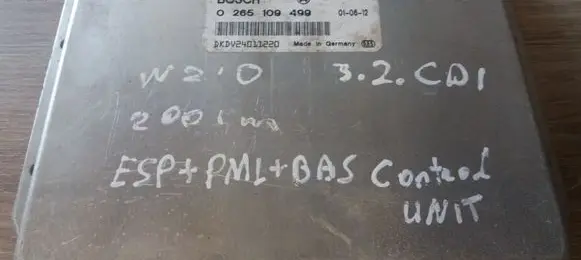 Mercedes-Benz E W210 Other control units/modules 0315450832QO2 0265109499