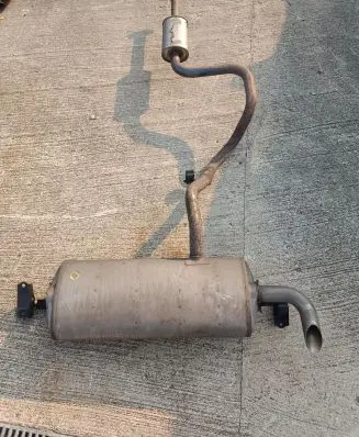 Nissan Qashqai J12 Muffler/silencer 201006UB7B 203004EA5A