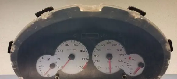 Peugeot 206 Speedometer (instrument cluster) 5550003000 5550003001
