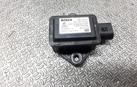 Volkswagen PASSAT B5.5 ESP acceleration yaw rate sensor 0265005245 8E0907637A