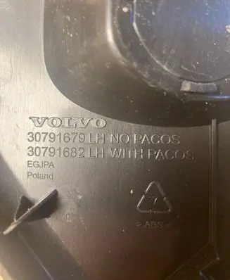 Volvo V60 Other interior part 30791679