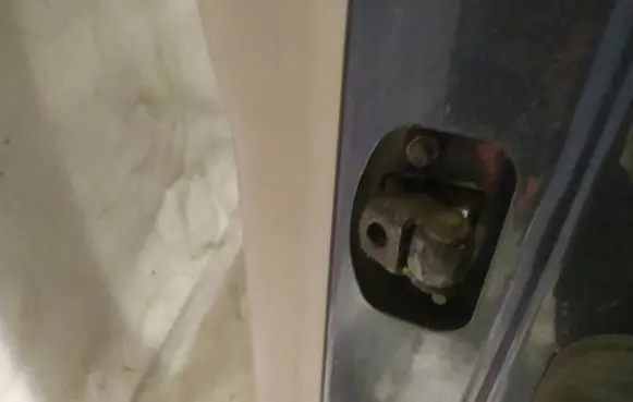 Rear door check strap stopper