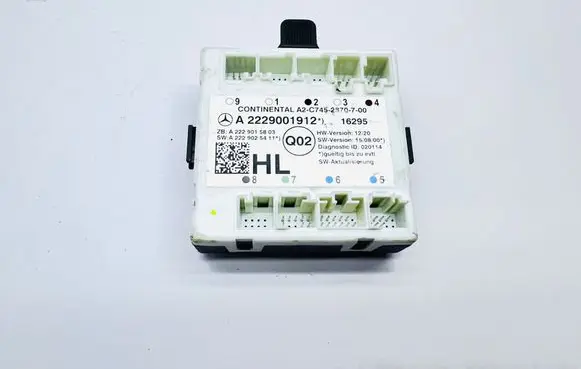 Mercedes-Benz S W222 Door control unit/module A2229001912 A2229015803 A2229025411