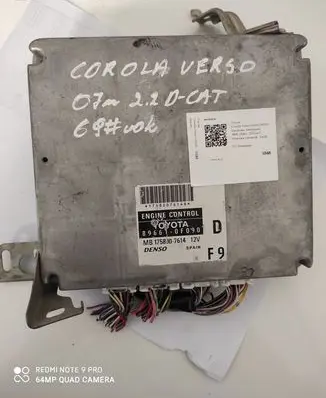 Toyota Corolla Verso AR10 Engine control unit/module 896610F090 1758007614