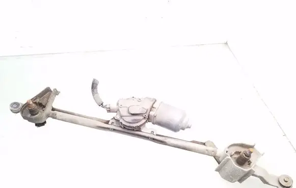 Front wiper linkage and motor
