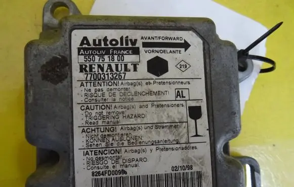 Renault Kangoo I Airbag control unit/module 7700313267 550751800