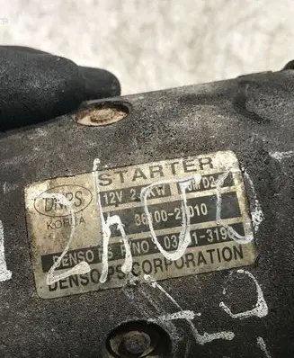 KIA Carens II Starter motor 3610027010