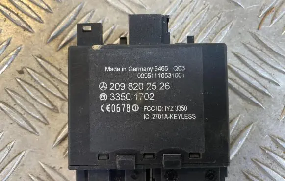 Keyless (KESSY) go control unit/module