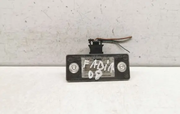 Skoda Fabia Mk2 (5J) Number plate light 6Y0943021E