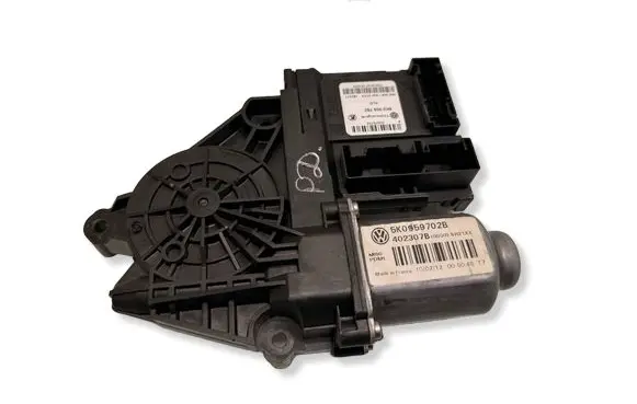 Volkswagen Golf VI Front door window regulator motor 5K0959702B 5K0959792