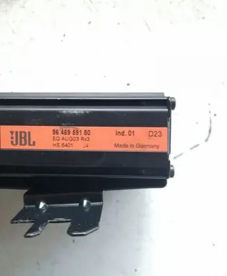 Peugeot 407 Sound amplifier 9646959180