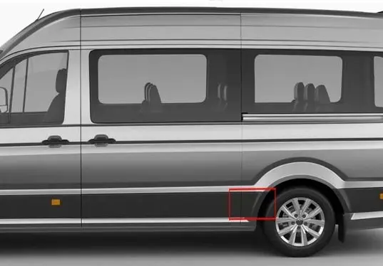 Volkswagen Crafter Rear fender molding trim 7C0853535
