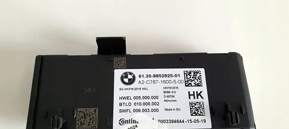 BMW X3 G01 Tailgate/trunk control unit/module 9852925