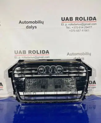 Audi A1 Front bumper upper radiator grill 8XA853651B 8XA853651C