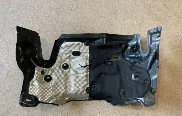 Heat shield in engine bay