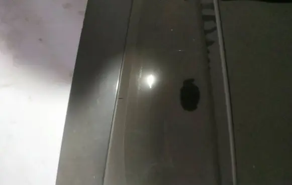 Rear vent window glass