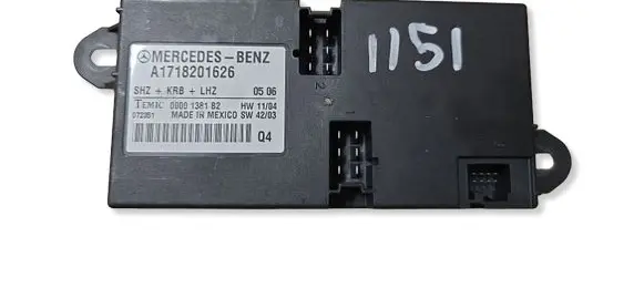 Mercedes-Benz SLK R171 Seat control module A1718201626