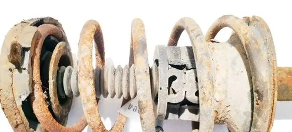 Front coil spring