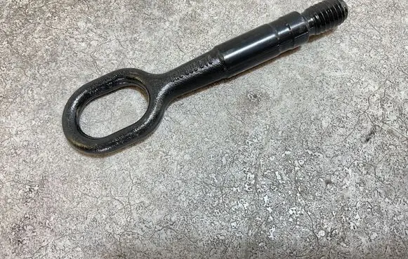 Towing hook eye