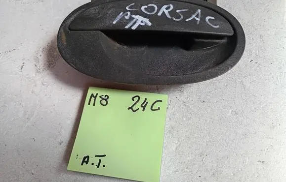 Opel Corsa C Rear door exterior handle 1212123