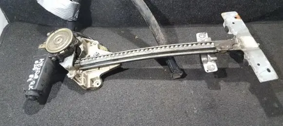 Sliding door window regulator with motor