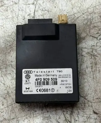 Volkswagen Golf VI Auxiliary heating control unit/module 4F0909509 0542670 9006748A