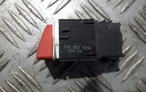 Volkswagen Golf V Hazard light switch 1k0953509a