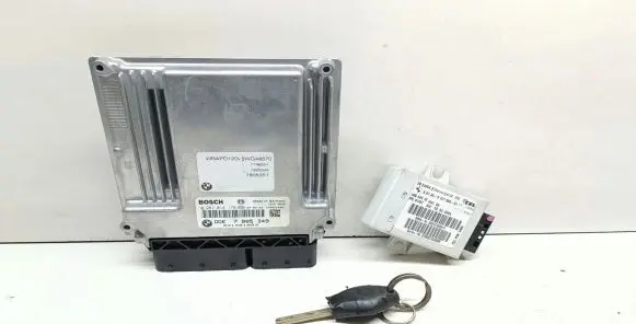 BMW X3 E83 Engine ECU kit and lock set 7805349 0281014176 9127086