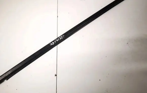 Front door glass trim molding
