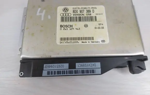 Audi A6 S6 C5 4B Brake system control unit/module 8D0907389D 0265109463